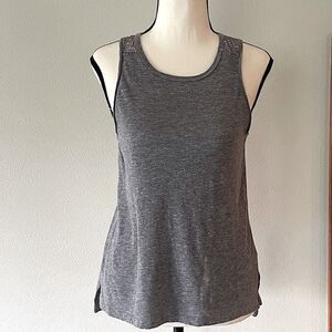 Aeropostale Gray with Lace Back Detail, Sleeveless Tank. Size XS.